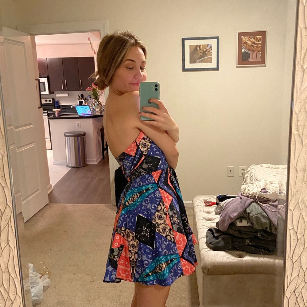 Nasty Gal Strapless Sweetheart Mini - Picture 2 of 4